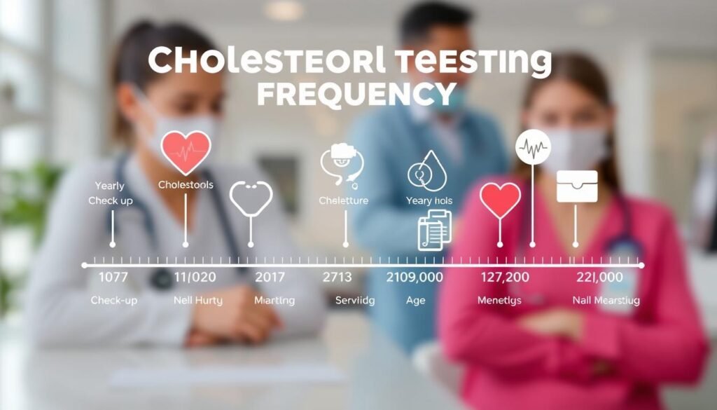 cholesterol testing frequency