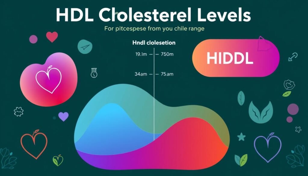 HDL cholesterol levels visualization