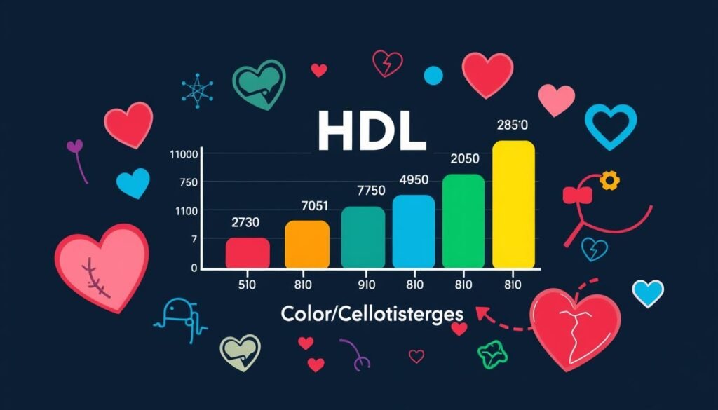 HDL cholesterol values