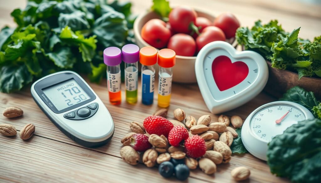 diabetes management blood glucose control monitoring cholesterol levels