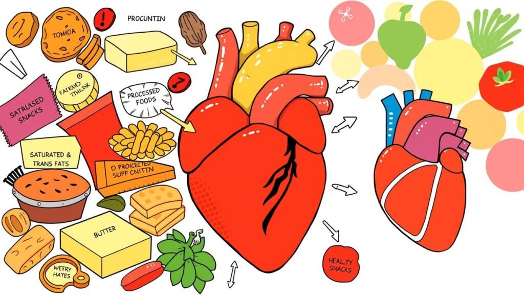 saturated fats and trans fats impact on heart health