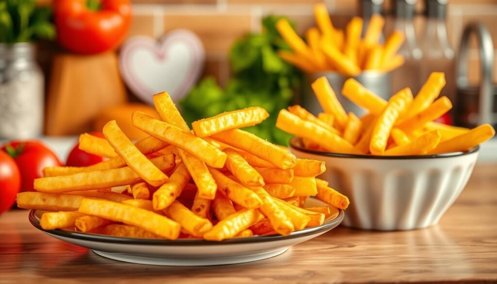 are air-fried french fries better for cholesterol levels