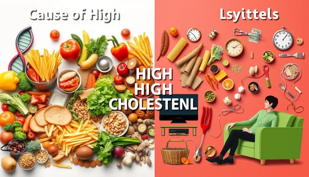 causes of high cholesterol
