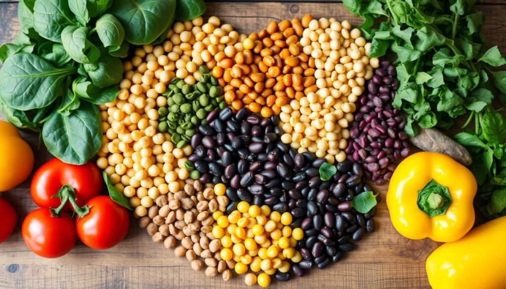 heart-healthy diet with legumes
