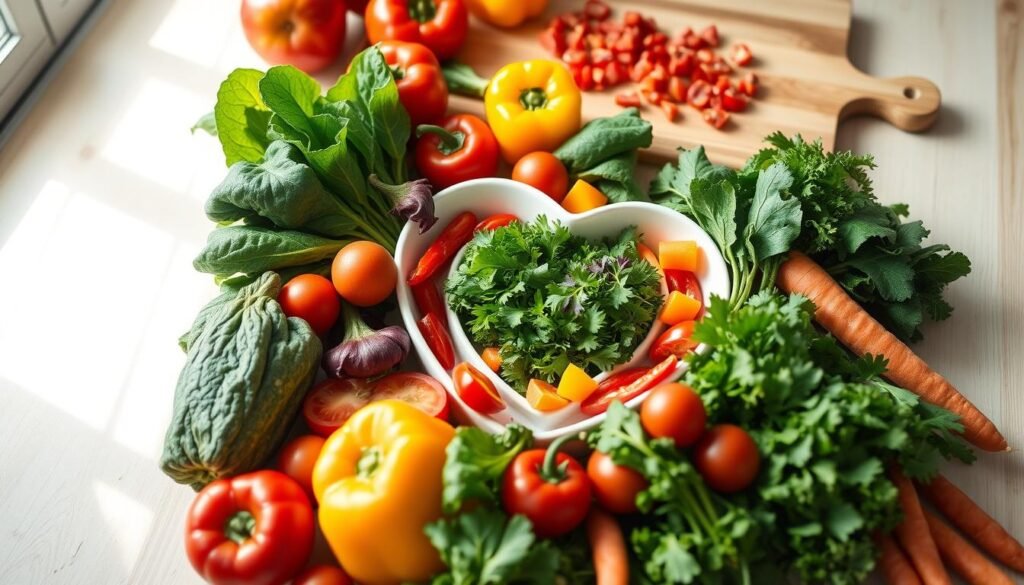 incorporating vegetables for a healthy heart