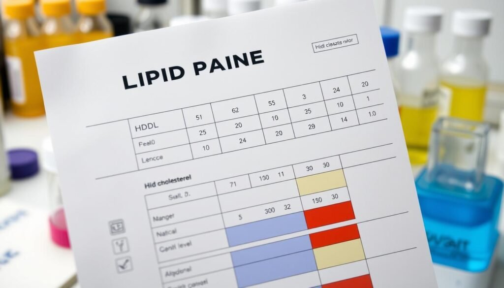 lipid panel for HDL cholesterol measurement