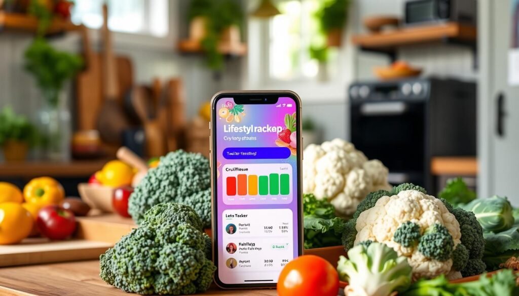 tracking health through a lifestyle app