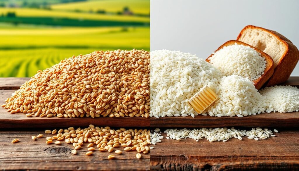 whole grains vs refined grains