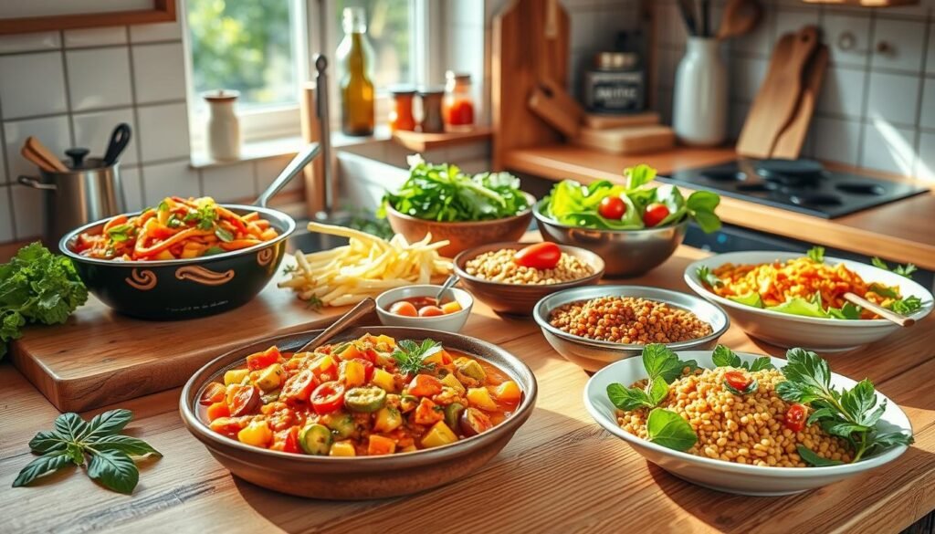 Affordable vegetarian meals