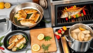Cooking methods for fish