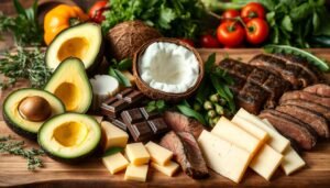 Foods high in saturated fats