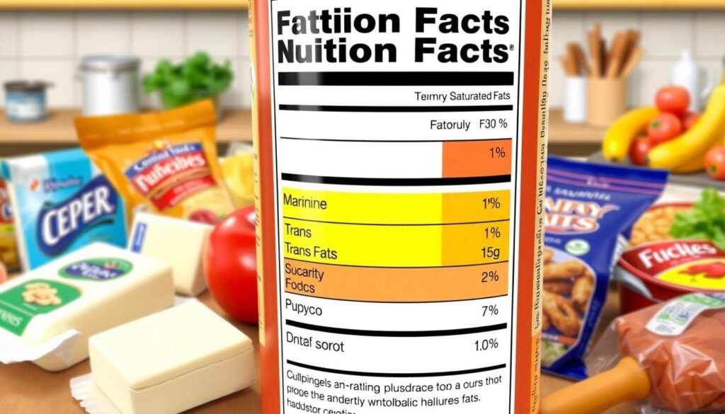 Identifying saturated and trans fats