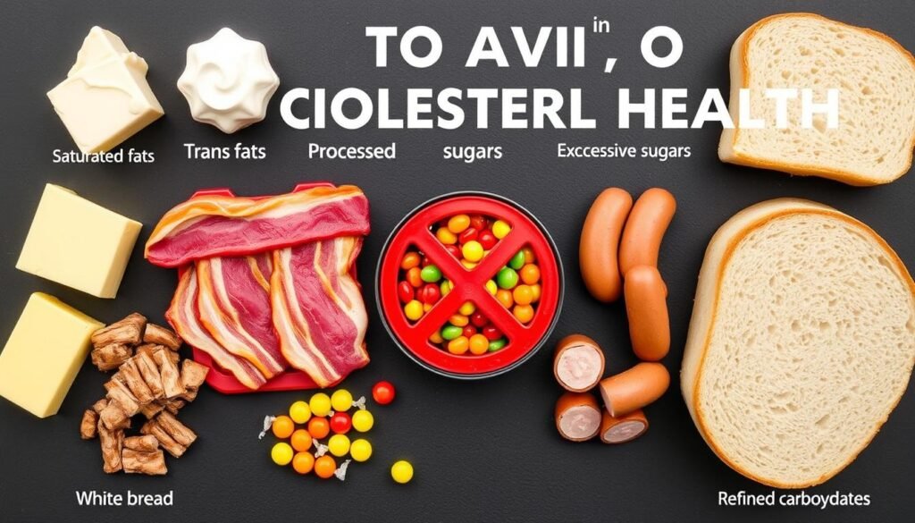 Ingredients to avoid for cholesterol health