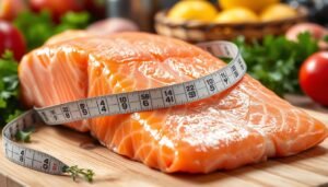 Is salmon high in cholesterol?