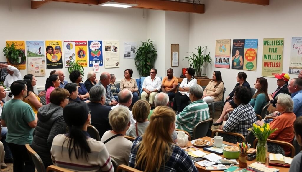 Local health talks providing learning from experts and panel discussions.