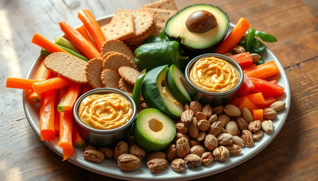 Low-cholesterol snacks