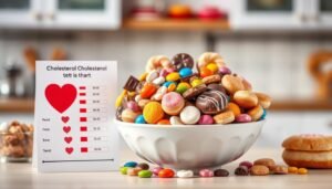 Sugary snacks and high cholesterol