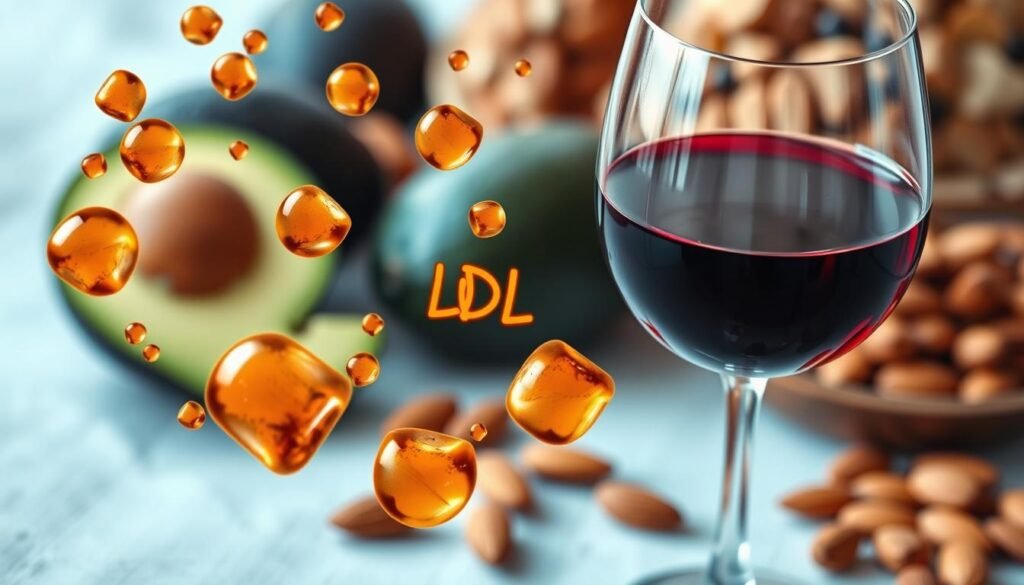 alcohol and cholesterol