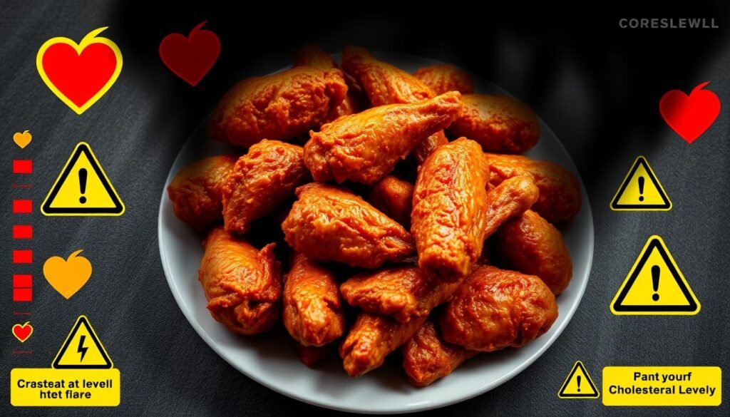 health risks of eating chicken wings