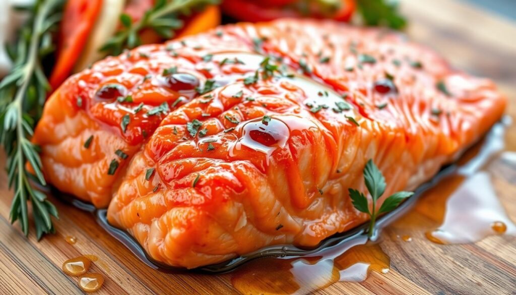 healthy fats in salmon