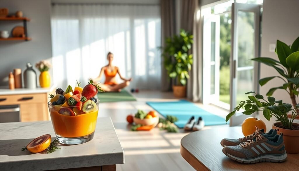 healthy living routine