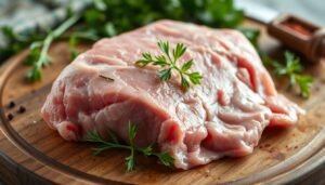 is pork tenderloin high in cholesterol