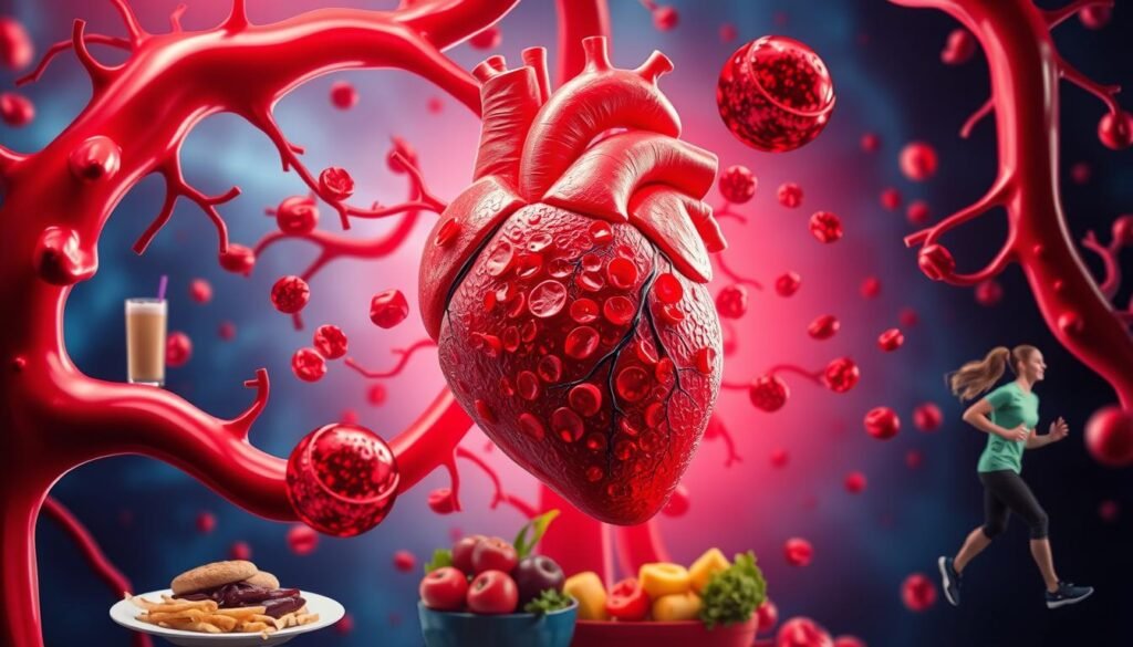 risk factors for high cholesterol and blood clots